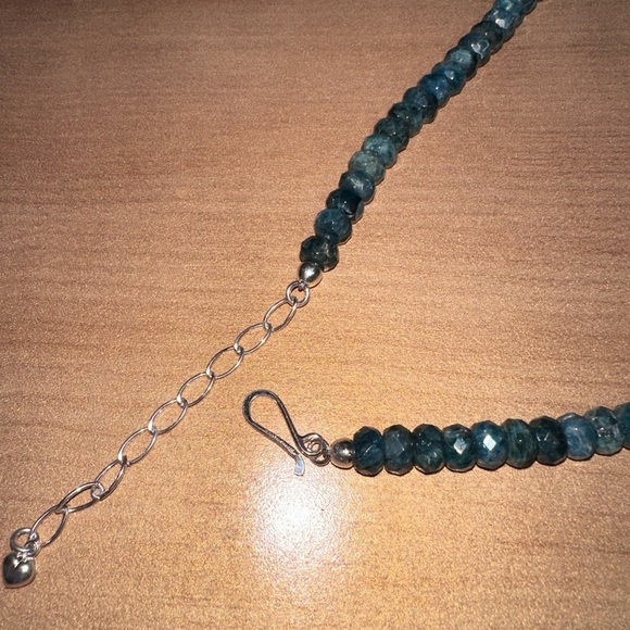 Teal apatite beaded necklace By Jay King - Picture 8 of 12